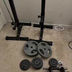 Squat/bench Press Rack Set