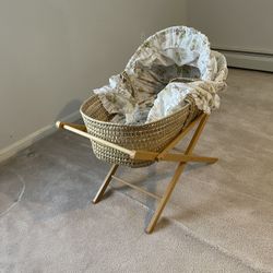 Heirloom Quality Moses Basket Crib British Made