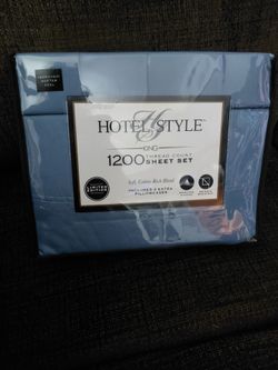 New king size Hotel Style sheet set 1200 thread count $35 obo