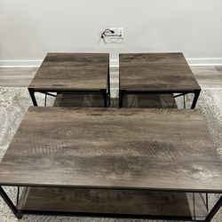 3 Piece Coffee Table Set