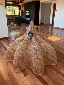 Rattan Chandelier