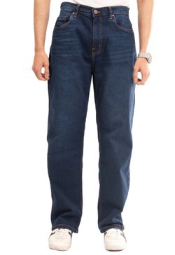 NOVASTILE Men’s Distressed Relaxed Straight Stretch Jeans – Multiple Colors & Sizes