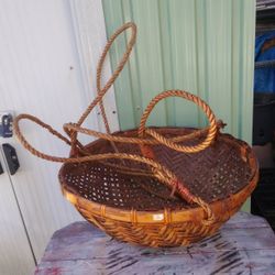 Bamboo Hanging Plant Holder