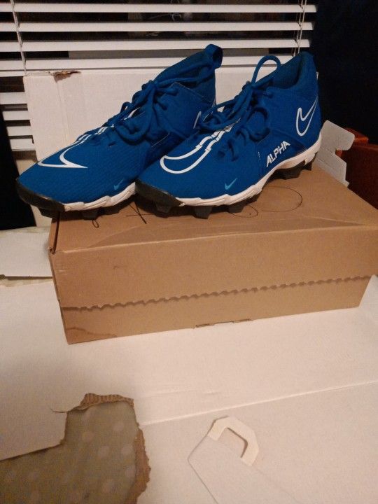Nike Cleats Alpha Menace Shark 3 Size 8 Mens Blue