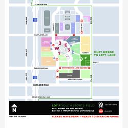 Cardinals State Farm Stadium Parking Pass Green Lot F