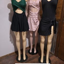 New Women's One Piece Swim Dress 20.00 Each 