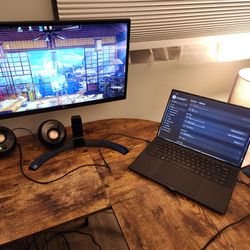 LG 4k Monitor, Speakers, Stand, Arm
