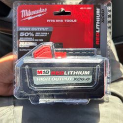 Milwaukee Red Lithium XC6.0 Battery NEW