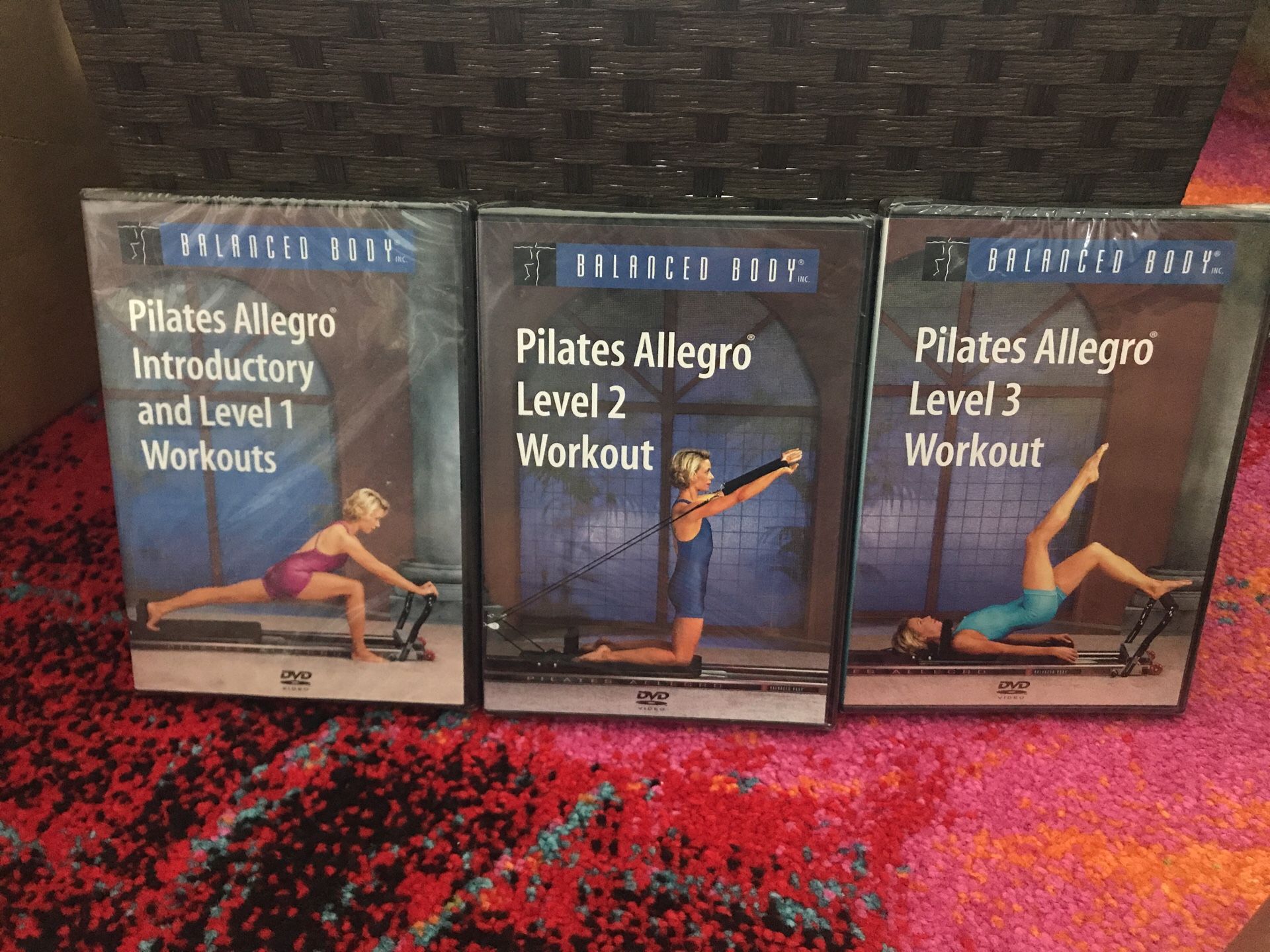 Teaching Pilates Allegro? These will help you! Set of 3 Unopened Instructional DVD’s