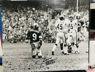 Sonny Jurgensen inscribed "HOF 83" Autographed photo