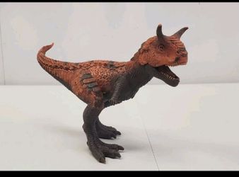 Schleich Carnotaurus Dinosaur Figure Toy Moving Jaw Figurine 5" Tall Prehistoric