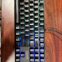 Redragon K551 RGB LED Backlit Wired Mechanical Gaming Keyboard, Aluminum Base, 104 Standard Keys