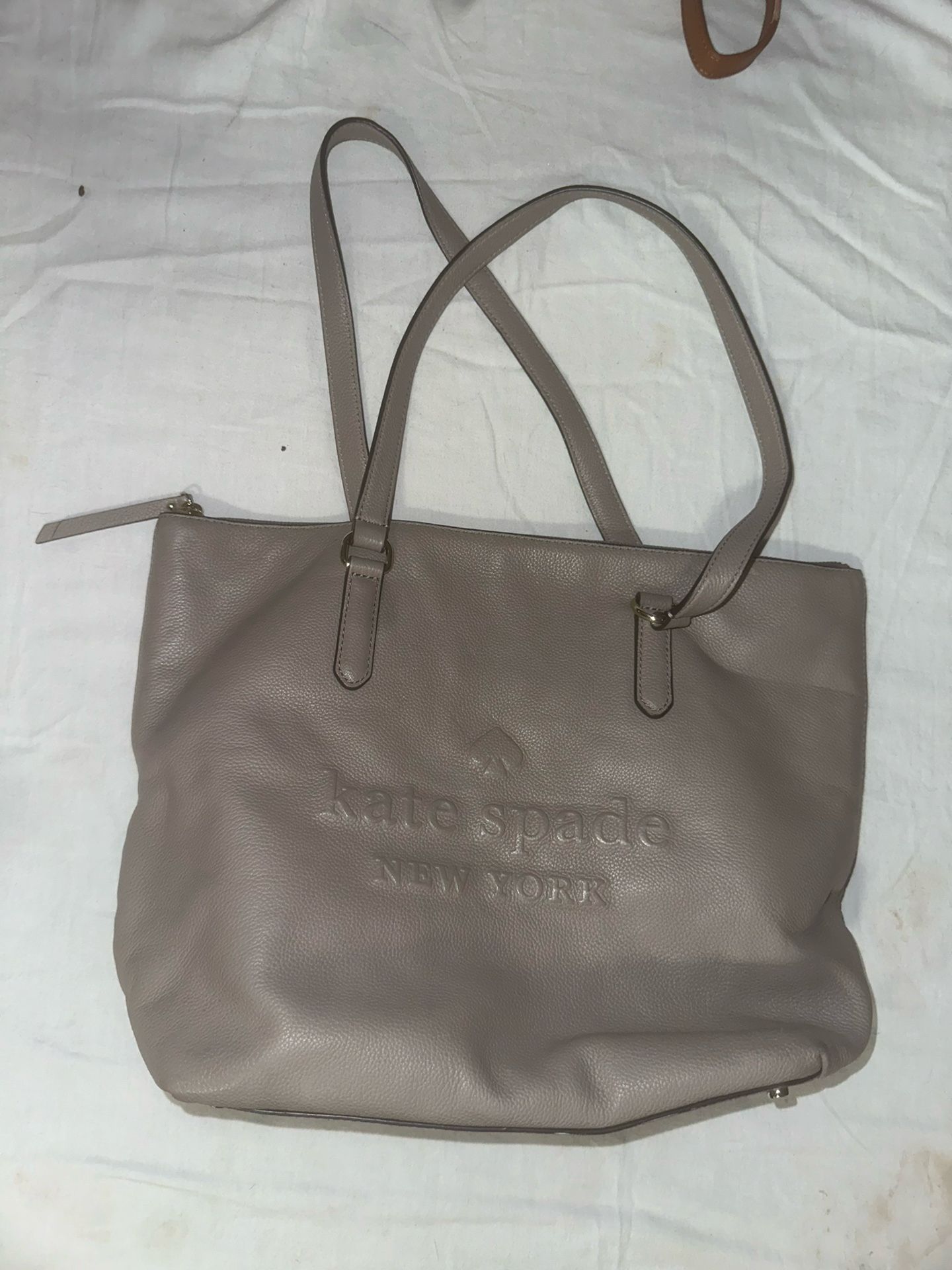 Gray Kate Spade Purse
