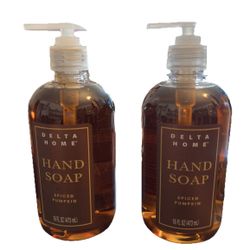 Delta Home Hand Soap – Spiced Pumpkin – 16 fl oz (473 mL) – 2 Pack