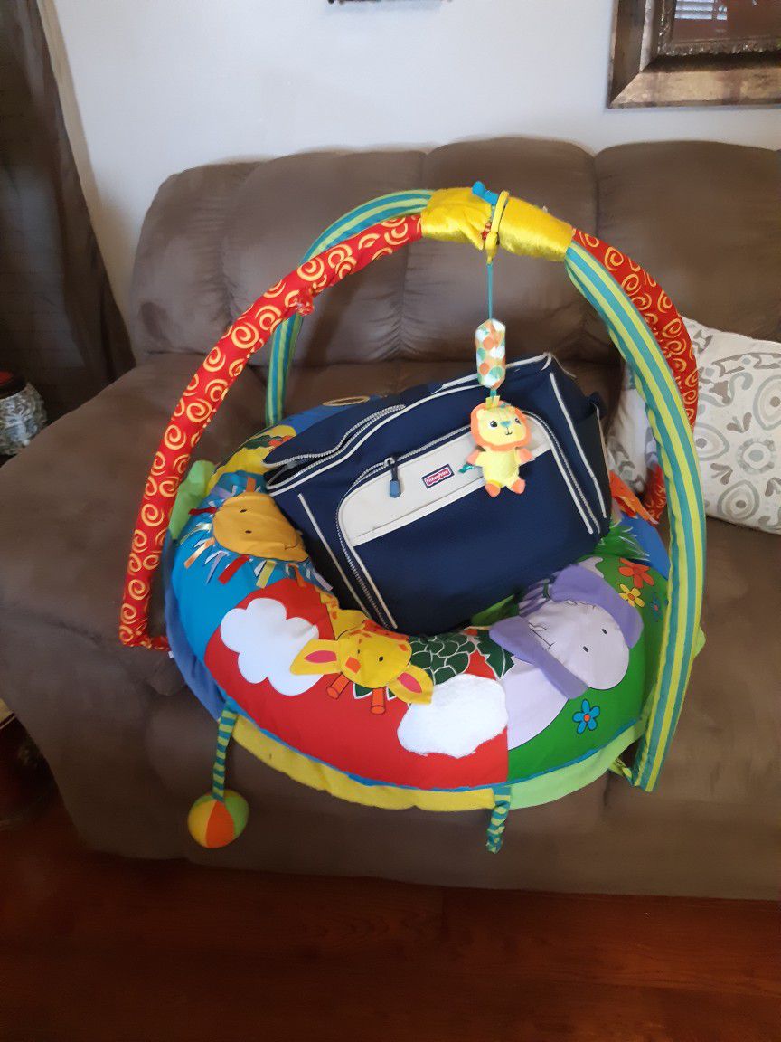 New Diaper Bag, With Play Mat