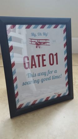 Time Flies birthday party decor