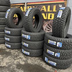 LT265-70-17 All Terrain Tires 880$ Installed Get Free Alignment 