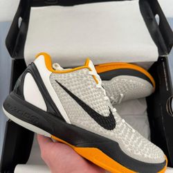 Size 11- Nike Kobe 6 Protro Playoff Pack White Del Sol | Premium Quality