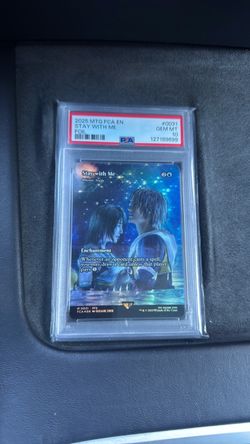MTG PSA 10 Rhystic Study Stay with me Foil Final Fantasy Magic the Gathering Slab