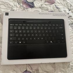 Microsoft - Surface Slim Pen (2nd Edition) and Pro 13" Flex Keyboard for Pro 13" (11th Edition), Pro 9, Pro 8 - Sapphire