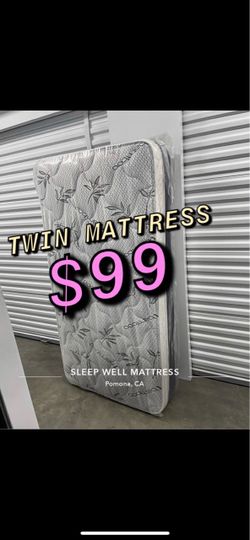 Twin size pillow top mattress