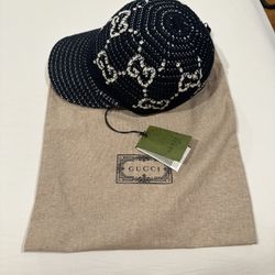 Gucci Crochet Baseball Hat