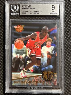 1992 ULTRA ALL-NBA #4 MICHAEL JORDAN BULLS HOF BGS 9 MINT