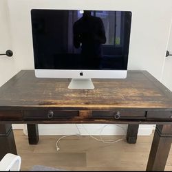 Unique Vintage Solid Wood Desk