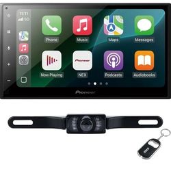 Pioneer DMH-1800NEX 6.8" Double-DIN Digital Multimedia Receiver with License Plate Camera