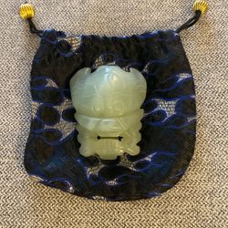 Dragon Head Jade Belt Decorate