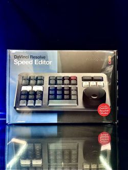 Blackmagic Speed Editor Wit Studio Software 