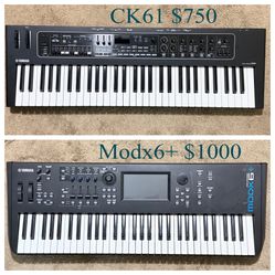 Yamaha Modx6+ AND CK61 Keyboards