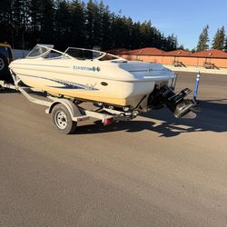 2003  GLASTRON BOAT   W/TRL