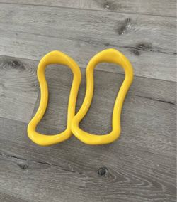 2 Yoga ring fitness strecth circle home workout exercise pilates circle stretch (New)