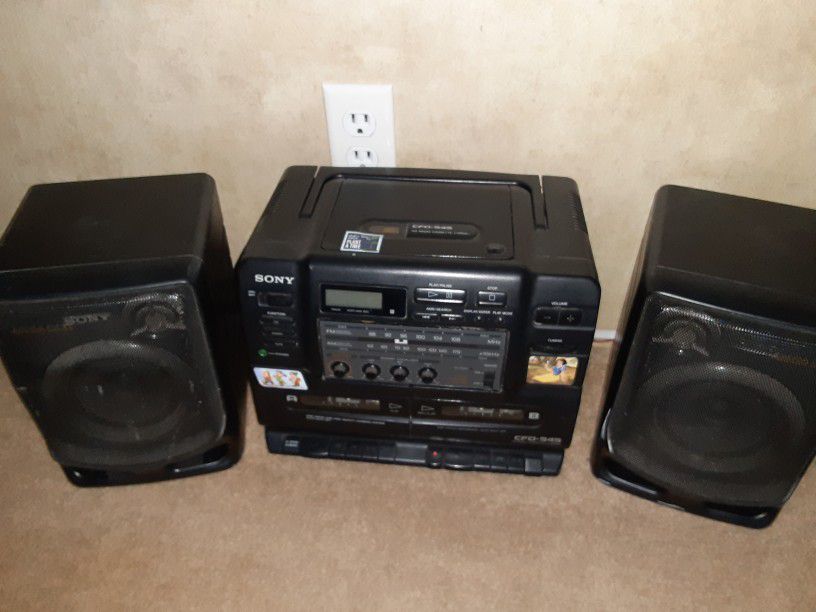 Sony Cd/double Cassette Boombox