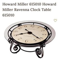 It’s a Working Clock!! It’s A Table!! It’s a Howard Miller Ravenna Clock Table 615010 Xl Large Unique Clock Coffee Table