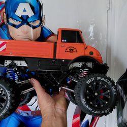 Tamiya Unimog Crawler Project Rolling Chassis With Servo And Motor  With Lights