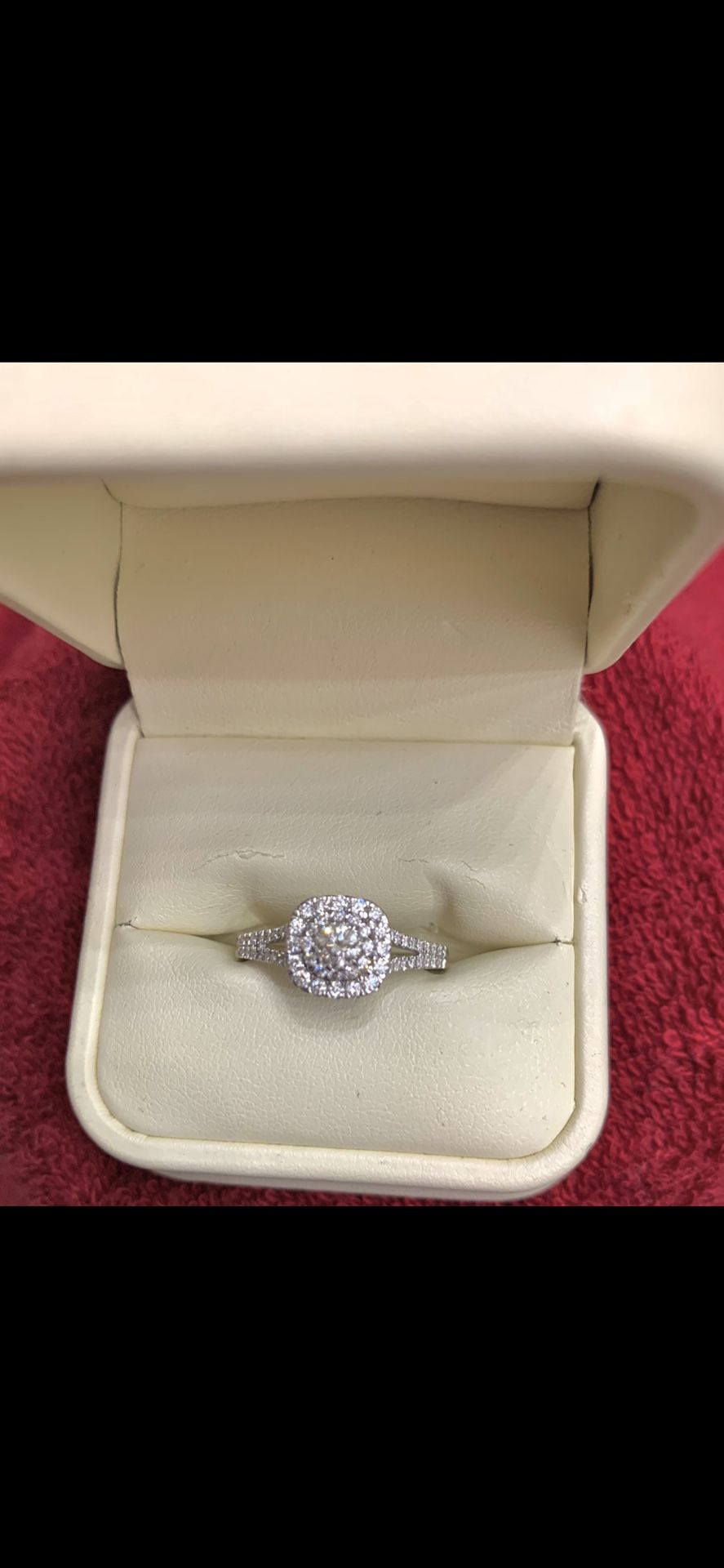 Diamond engagement ring AND enhancer