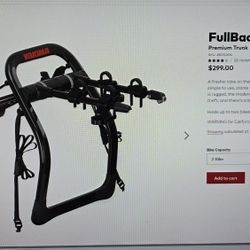 Premium Trunk Bike Rack - Yakima FullBack (2 Bikes)