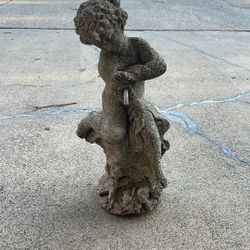  Concrete Yard Detailed Statue 