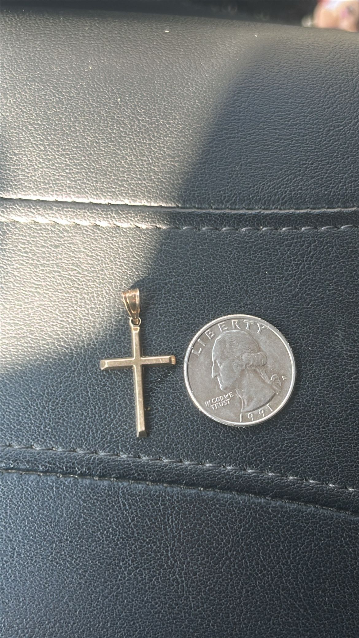10k Cross Pendant