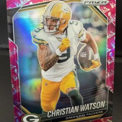 Christian Watson Panini Prizm Superbowl 60th Prizm /60