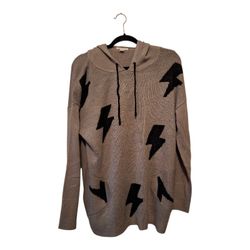 New Women's Thunder Gray Hoodie Sweater Large 