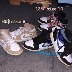 Jordan 1’s Size 10 And 8 