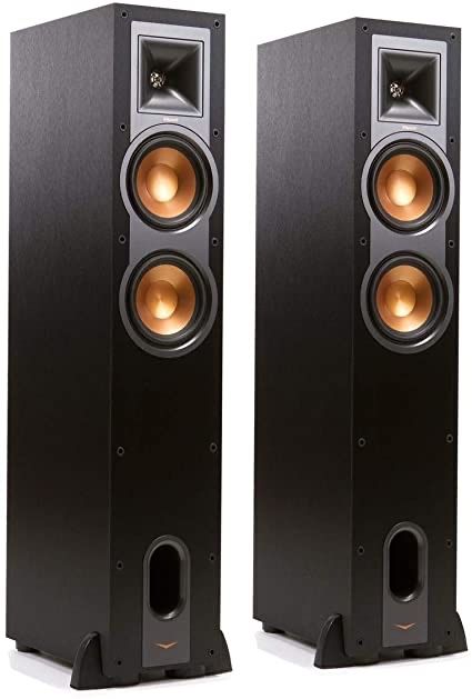 2 Klipsch R-26F Floor Standing Black Speakers!!