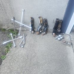 Trailer Hitch And Lug Wrench 