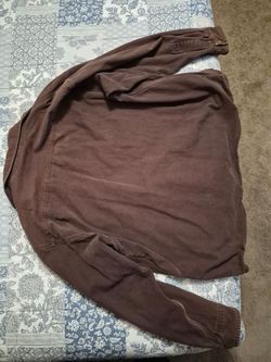 Vintage Carhartt Brown Button Up Work Shirt Jacket XL
