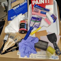 Complete Household Paint Supply Bundle2 - Ready for Your Next DIY Project!