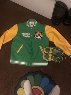 Human made Varsity Jacket And Dunks