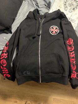 Chrome hearts zip up hoodie
